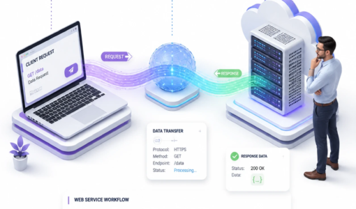 وب سرویس چگونه کار میکند؟