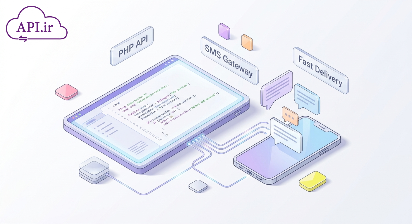 وب سرویس PHP پیام کوتاه؛ راهنمای جامع اتصال سایت به پنل پیامک 🚀