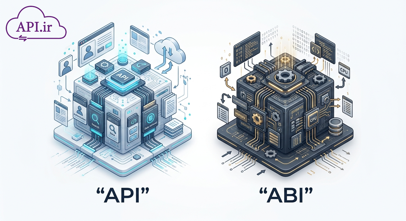 تفاوت API و ABI چیست؟ راهنمای کامل با مثال‌های کاربردی