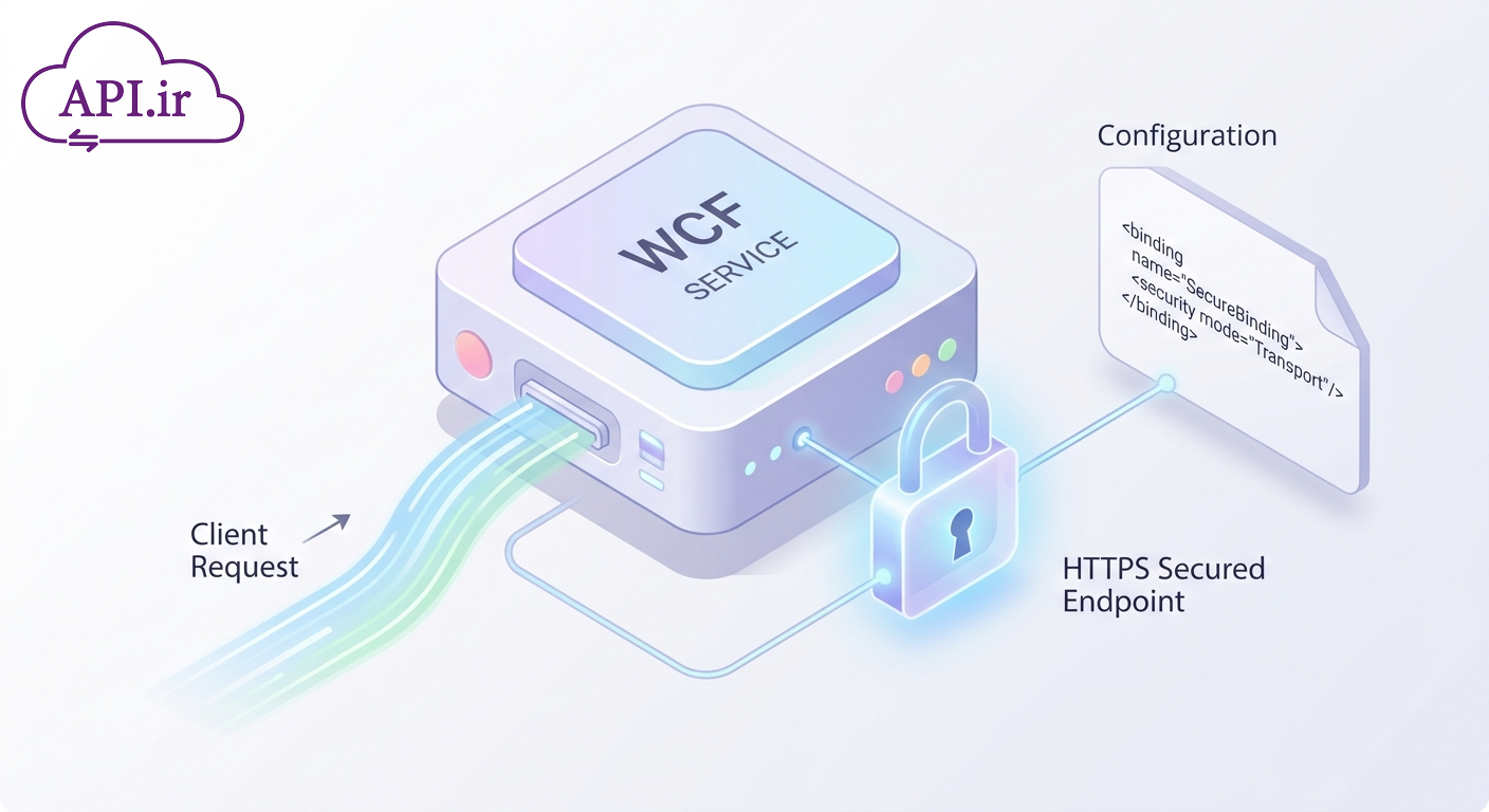 راهنمای جامع تنظیم سرویس WCF برای پروتکل HTTPS